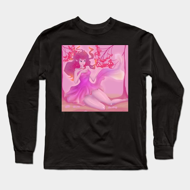 Fireberry Fairy Long Sleeve T-Shirt by Juame